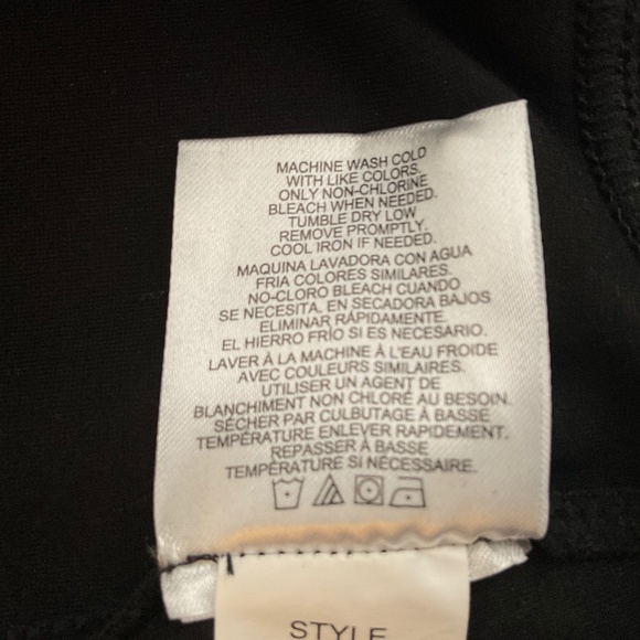 Ellen Tracy Classic Trouser Business Casual Pull On Pant. Black. Small - Picture 8 of 10